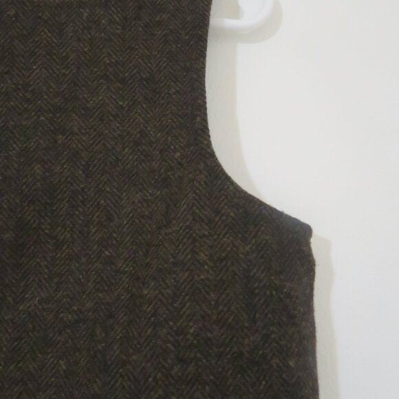 NWT Kipp Navy/Brown Wool Vest - Picture 5 of 5